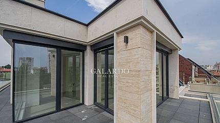 Просторен пентхаус с чудесна тераса и напълно завършен в кв. Красно село