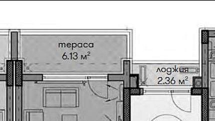 Прекрасен апартамент с 2 спални в бутиков комплекс с басейн