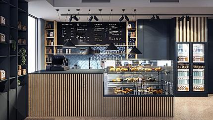 Modern space for a cafe