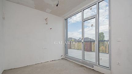 Spacious and panoramic four-bedroom penthouse in a new gated complex in Boyana quarter