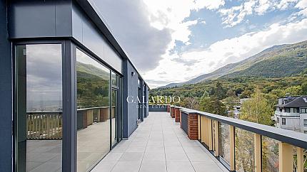 Spacious and panoramic four-bedroom penthouse in a new gated complex in Boyana quarter