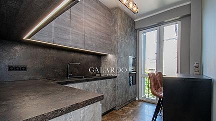 Three-room apartment on Vitosha Boulevard with a view of the NDK.
