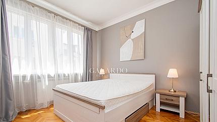 Three-room apartment on Vitosha Boulevard with a view of the NDK.