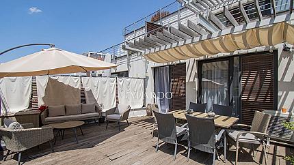 Elegant apartment with a wonderful terrace to Vitosha Mountain in Silver City