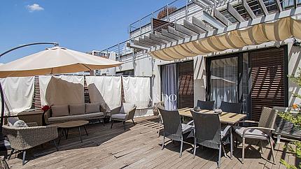 Elegant apartment with a wonderful terrace to Vitosha Mountain in Silver City