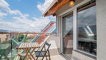 Studio with a TOP location next to the National Palace of Culture - panoramic views and an excellent entrance