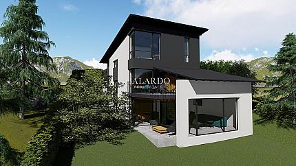 New detached house with contemporary design in Dragalevtsi
