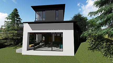 New detached house with contemporary design in Dragalevtsi