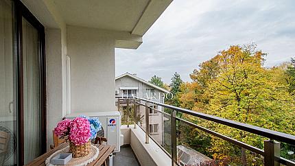 Elegant one-bedroom apartment for rent amidst greenery and tranquility in Boyana