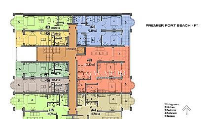 A wonderful two-bedroom apartment on the seafront