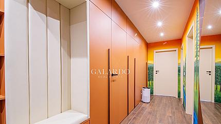 Bright south-facing furnished maisonette with panoramic views