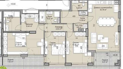 Продава Уникален просторен  4-стаен апартамент