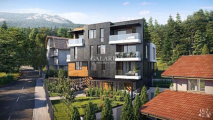 Стилен апартамент с двор в бутикова сграда в кв. Драгалевци