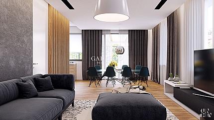 Стилен апартамент с двор в бутикова сграда в кв. Драгалевци