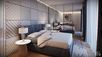 Стилен апартамент с двор в бутикова сграда в кв. Драгалевци