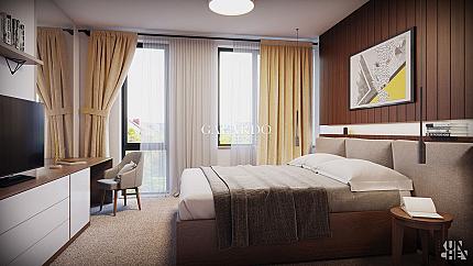 Стилен апартамент с двор в бутикова сграда в кв. Драгалевци