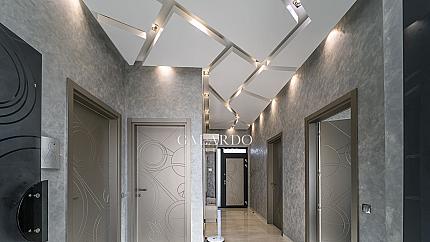 New designer house with furniture and yard, v.z. Bunker