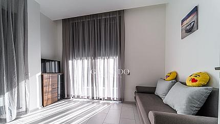 New designer house with furniture and yard, v.z. Bunker