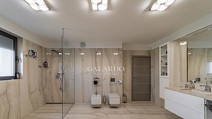 New designer house with furniture and yard, v.z. Bunker