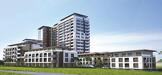 South 2-bedroom apartment in a luxury complex meters from a future metro station