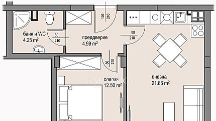 Stylish 2-Room Apartment with Private Garden | Malinova Dolina, Sofia