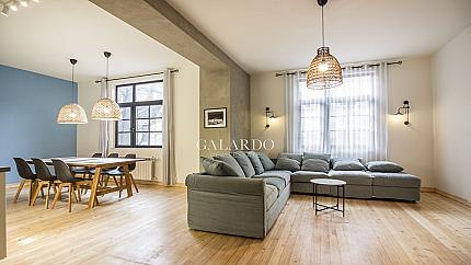 Two-bedroom designer apartment for rent in the center of Sofia