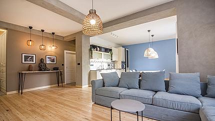 Two-bedroom designer apartment for rent in the center of Sofia