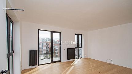 Two-bedroom apartment in a gated complex in Krasno Selo