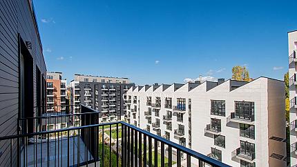 Two-bedroom apartment in a gated complex in Krasno Selo