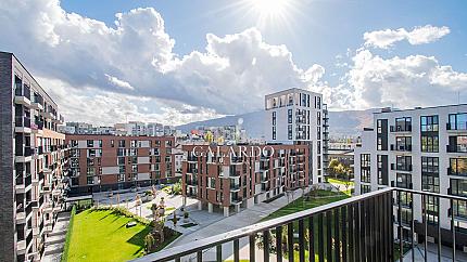 Two-bedroom apartment in a gated complex in Krasno Selo