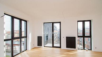 Two-bedroom apartment in a gated complex in Krasno Selo