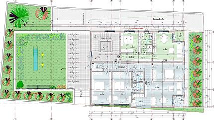 Spacious three-bedroom apartment in Karpuzitsa district