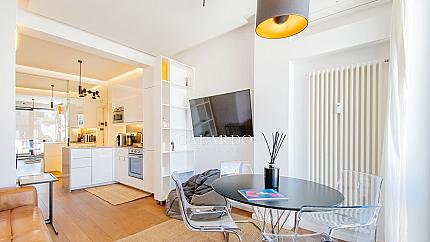 Galardo Real Estate presents a two-bedroom apartment in the center of Sofia opposite the Kristal Garden.