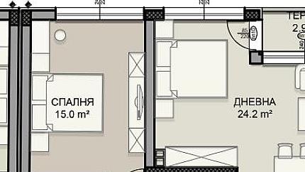 Апартамент с две спални в нова сграда, кв. Дървеница