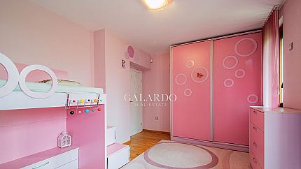 Two-bedroom apartment for rent in the Belite Brezi district.