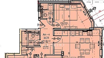 Четиристаен апартамент за продажба в кв. Гоце Делчев - жилище на входа на Южния парк