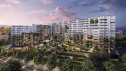 Two-bedroom apartment in a luxury gated complex in the Oborishte district