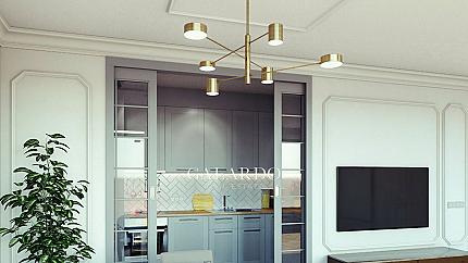 French style and quality in a south facing two bedroom apartment next to Paradise Mall