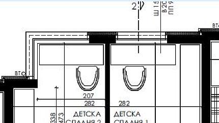 Редова къща на 3 етажа в малък комплекс