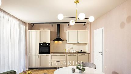 Стилен двустаен апартамент в нова сграда в Кършияка