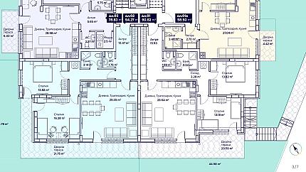 Просторен апартамент в нова сграда между града и планината, кв. Бояна