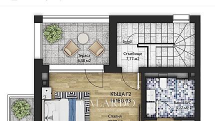 Уникална четириетажна луксозна къща в полите на Витоша