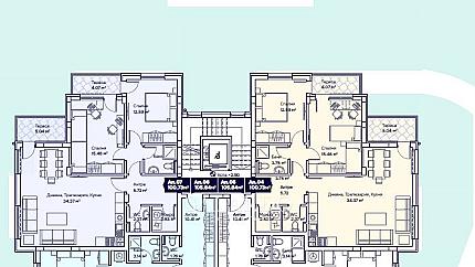 Spacious apartment  with two bedrooms in a new building next to Boyana Residence