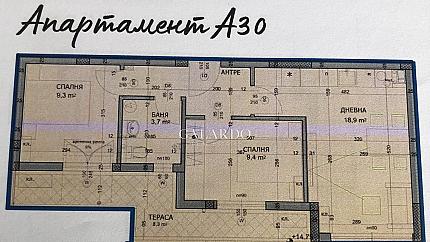 Two bedroom apartment for sale in Hristo Smirnenski district