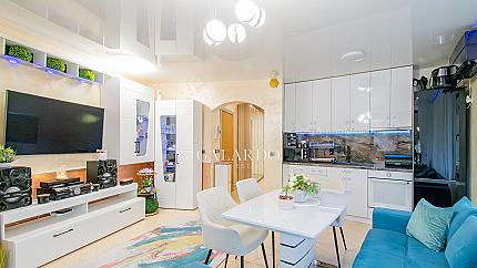 Stylishly furnished two-bedroom apartment in Simeonovo district