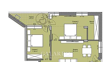 Galardo real estate предлага за продажба тристаен апартамент в квартал Христо Смирненски