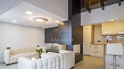 Стилен и луксозен дизайнерски двустаен мезонет под наем