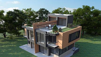 Самостоятелна къща с градина и пет спални в малък затворен комплекс до Царско село, кв.Драгалевци