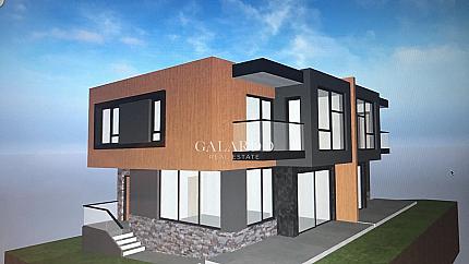 Самостоятелна къща с градина и пет спални в малък затворен комплекс до Царско село, кв.Драгалевци