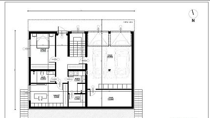 Еднофамилна къща с модерна архитектура и двор в кв.Драгалевци